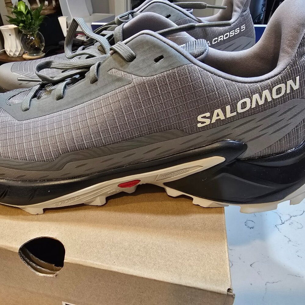 Salomon Men's Alphacross 5 Trail Running Shoe 473133 MENS SIZE 12 NEW HIKING